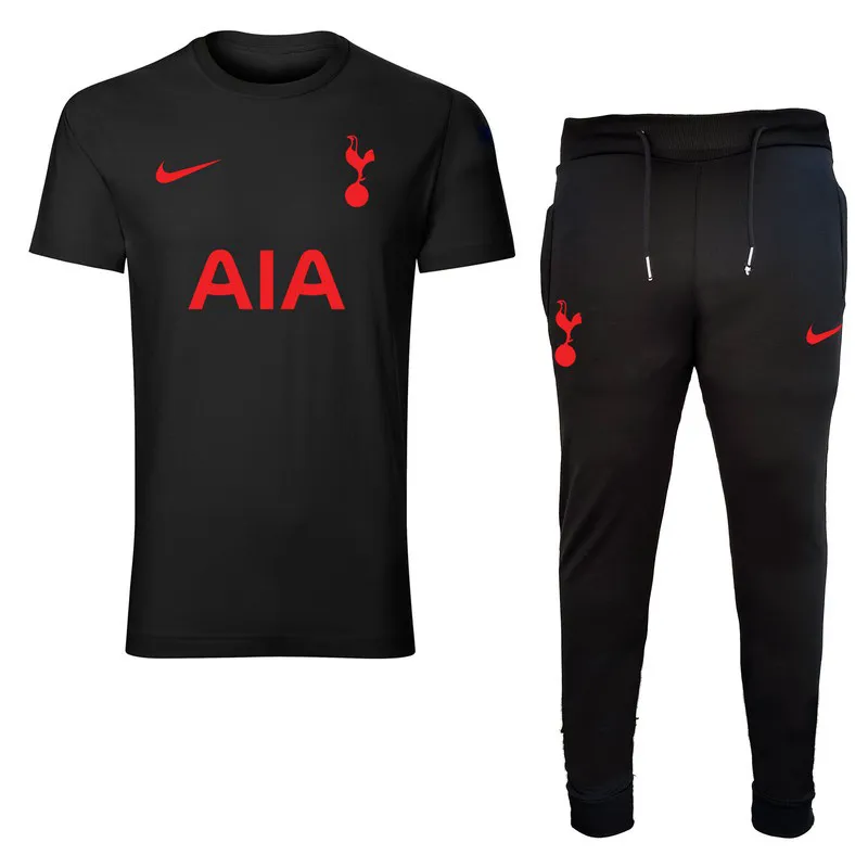 ست تیشرت و شلوار ورزشی مردانه طرح تاتنهام جنس نخ