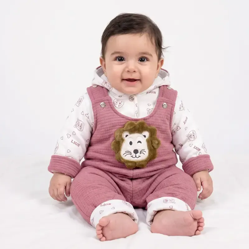 ست سرهمی گرم نوزادی شیر برجسته کالباسی