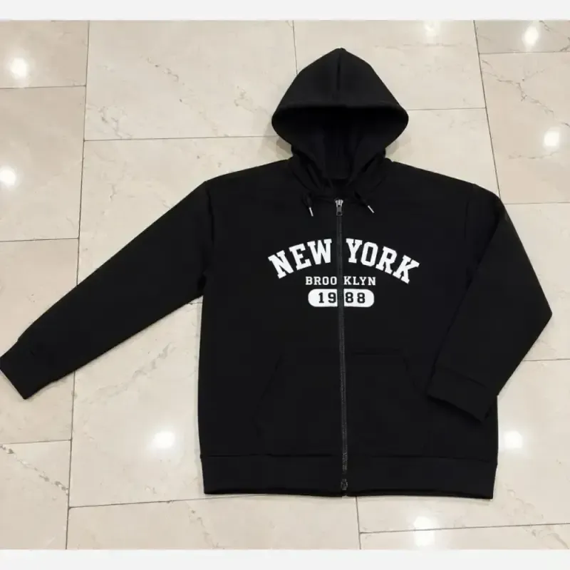 سویشرت new york داخل کرکی فری سایز