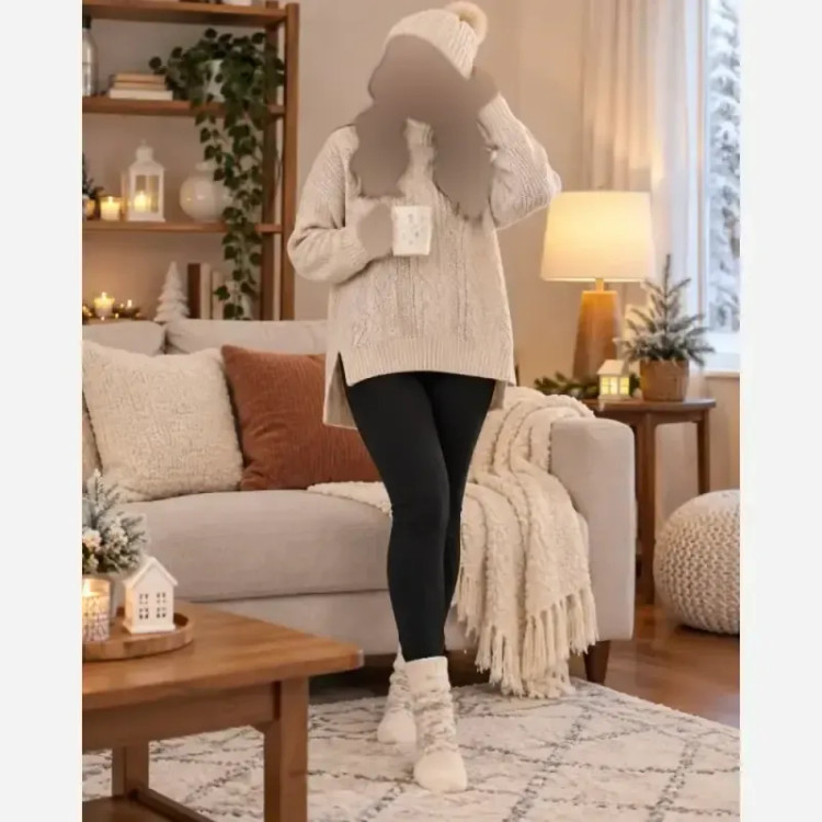 لگ تو کرکی زنانه دورس تو کرکی فری سایز مناسب پاییز و زمستان