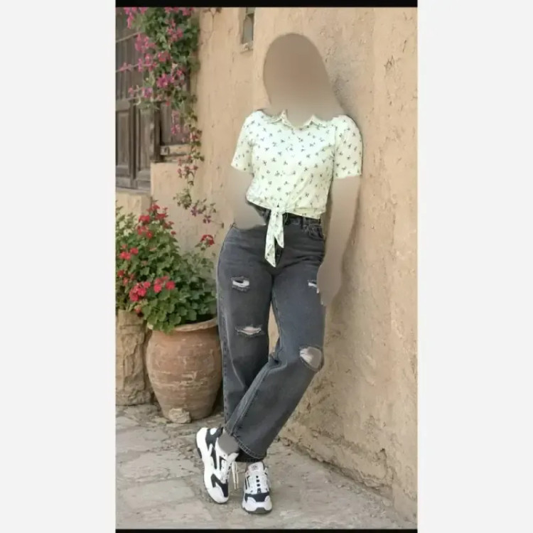 شومیز گره ای چاپی پاپیونی جنس پری صابونی شیشه ای فری سایز
