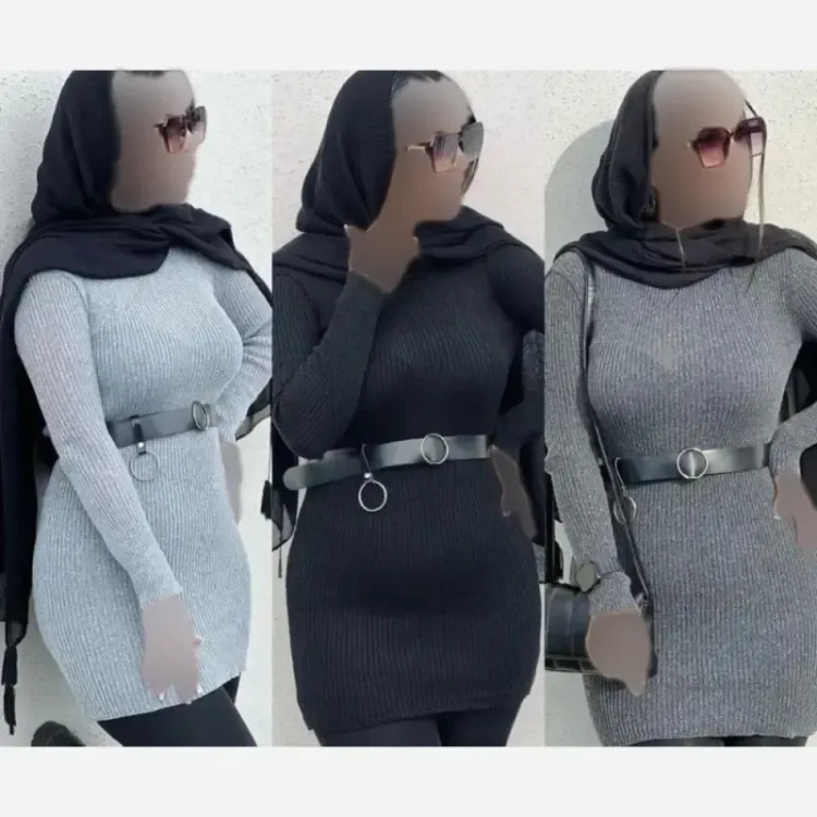 گپ بافت نیمه بلند زنانه بافت درجه یک فری سایز