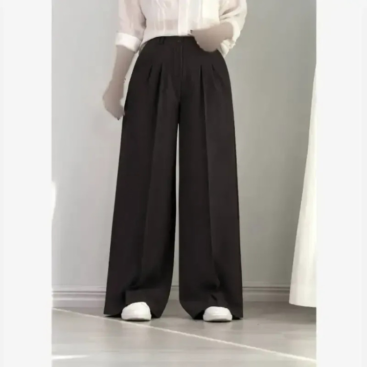 شلوار تمام بگ ریزشی بزایاق جنس بزایاق گرم بالا