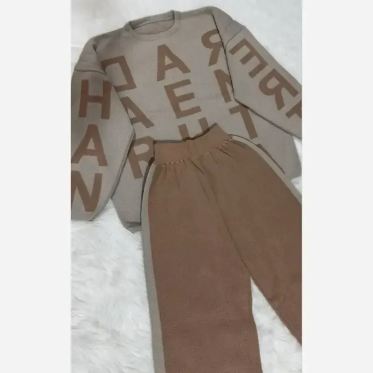 ست بافت حروف زنانه فری سایز کیفیت درجه یک نرم و لطیف