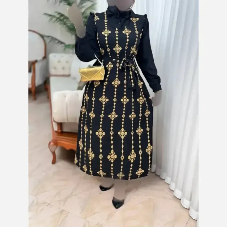 پیراهن طلاکوب ستاره زنانه جنس اسکادا رنگبندی متنوع سایز بزرگ